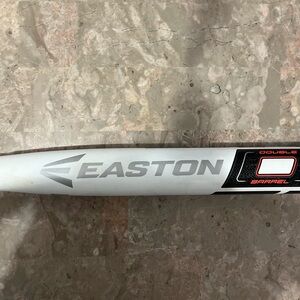 Easton Double Barrel Bat in White and Black